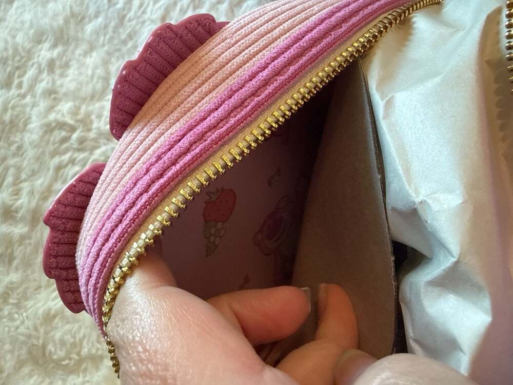 Loungefly Disney Parks Toy Story Lotso Corduroy Mini Backpack - Picture 6 of 6
